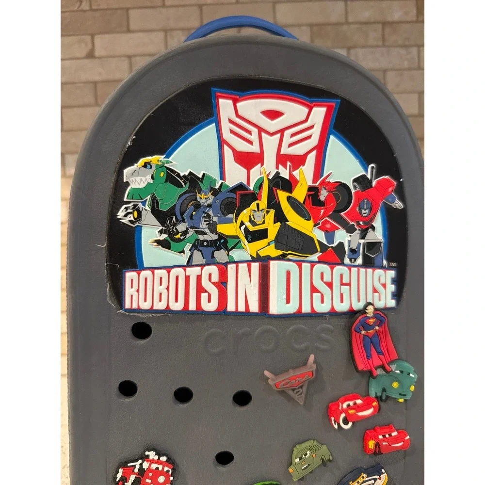 Transformers Kids Mini Backpack Gray Blue‎ Robots in Disguise